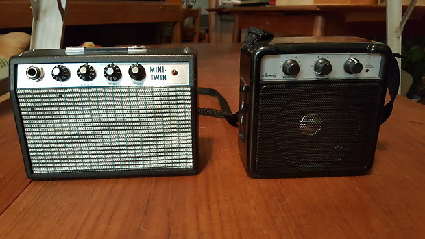 Fender Mini Twin Reverb and Harmony Mini Amp image 1