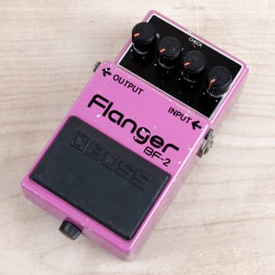 Boss BF-2 Flanger 1984-1990 (Green Label) Made In Japan | Reverb