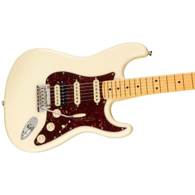 Fender American Professional II Stratocaster HSS Electric Guitar (Olympic White, Maple Fretboard) image 7
