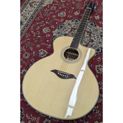 Turner 45CE Electro Acoustic Jumbo Guitar image 2