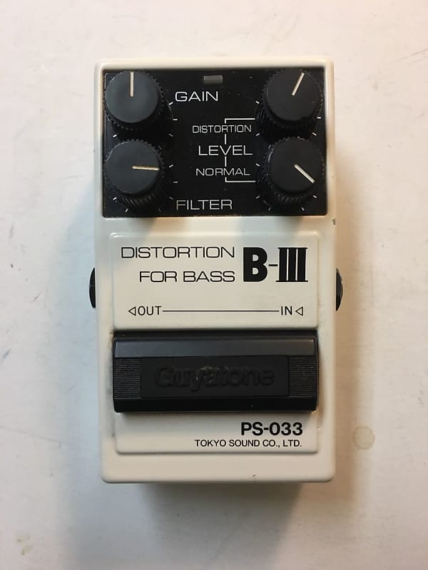 Vintage 80's Guyatone PS-033 B-III Bass Distortion & Preamp