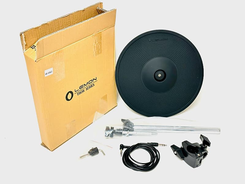 Lemon 13” Crash Cymbal w Arm for Roland Alesis Kit Reverb