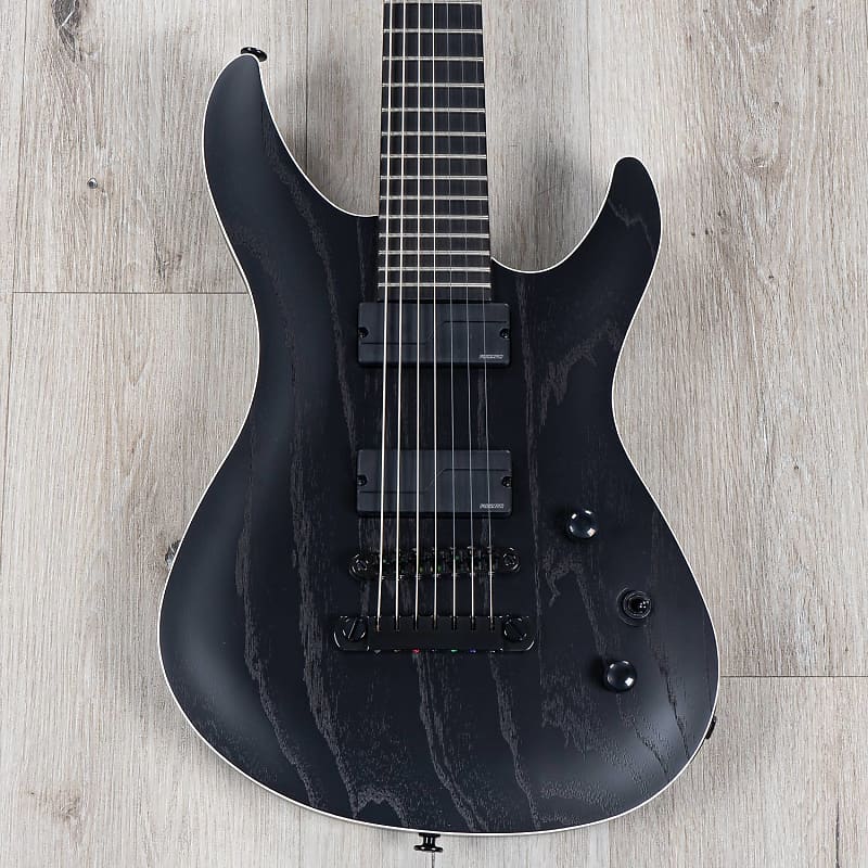 FGN Fujigen JMY72ASHE 7-String Guitar, Ebony Fretboard, Open