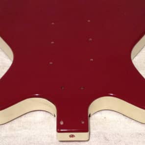 Danelectro DC-3 BODY PROJECT ONLY 1999 Commie Red image 11