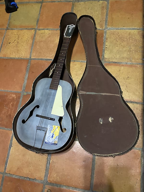 Silvertone Spanish Archtop Acoustic 1950-60 - Blue image 1