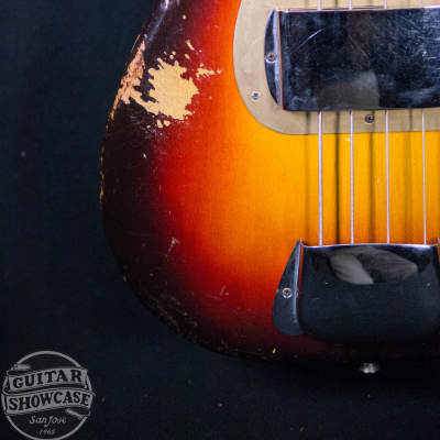 Fender 1958 Precision P Bass 3-Tone Sunburst All Original image 5