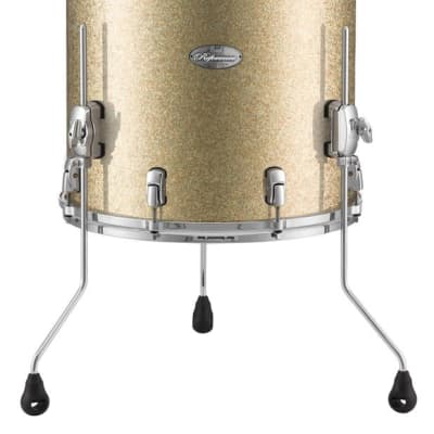 Pearl Music City Custom 16"x16" Reference Series Floor Tom NICOTINE WHITE MARINE PEARL RF1616F/C405 image 20