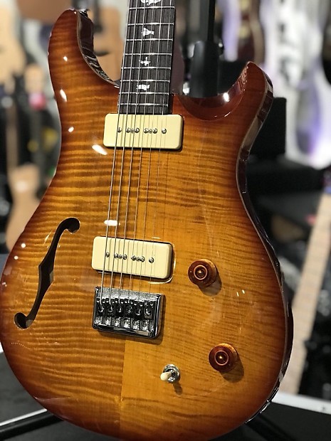 PRS SE 277 Semi Hollow Soapbar Baritone Guitar w PRS Soft Case and FREE AMP Reverb
