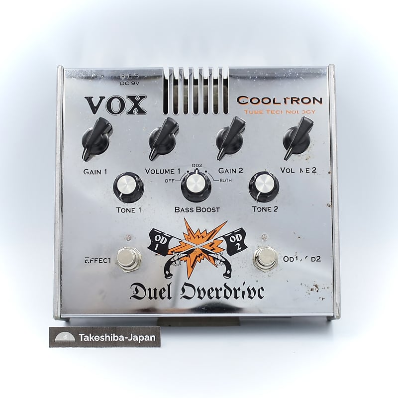 Vox CT-07DO Duel Overdrive Cooltron Tube Guitar Effect Pedal