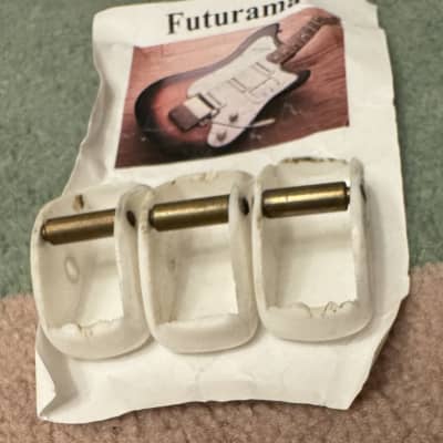 Futurama complete set of 3 rocker switches, 1960s -White image 1