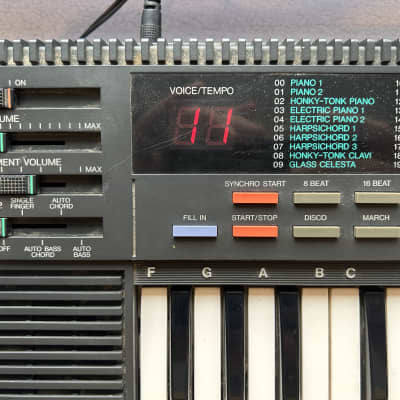 Yamaha PSS-170 Synthesizer 1986 - Black