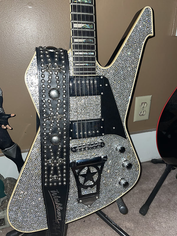 Paul Stanley - KISS - Washburn PS1800RS Rhinestone - Christmas Sale -  Lowest $ I Can