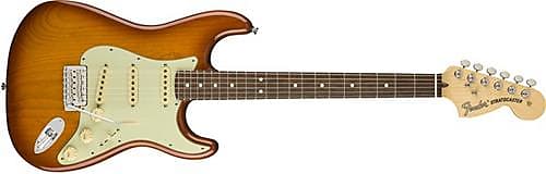 Fender American Performer Stratocaster Electric Guitar (Honey Burst, Rosewood Fingerboard) (Used/Min image 1