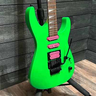 Jackson X Series Dinky DK3XR HSS Neon Green Electric Guitar image 2