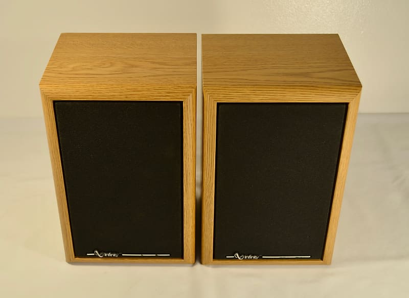 Infinity RS 125 2-Way Bookshelf Speakers New Surrounds | Reverb