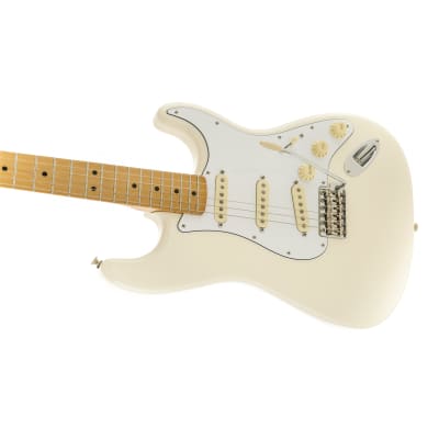 Fender Jimi Hendrix Stratocaster Guitar, Maple Fretboard, Olympic White image 3