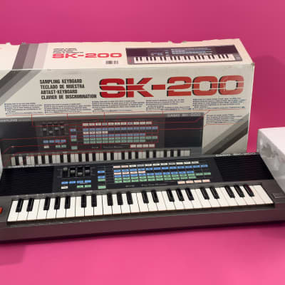 Casio SK-200 with original box & inserts