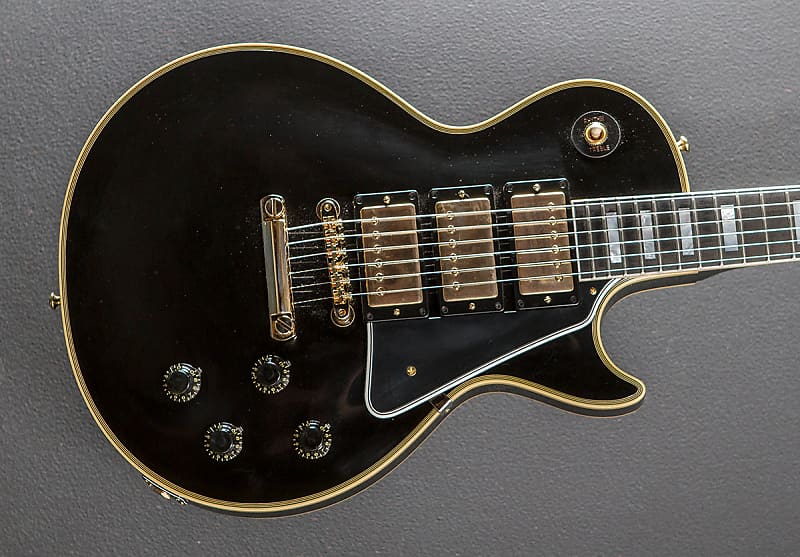 Gibson Custom Shop 1957 Les Paul Custom Reissue Vos Ebony 3 Reverb 7341