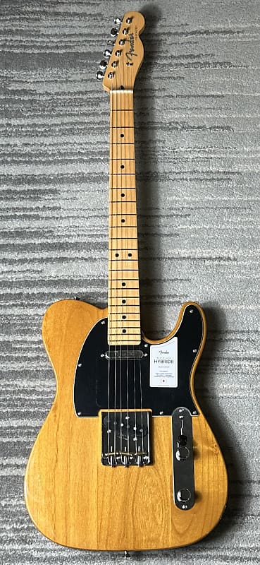 Fender MIJ Hybrid II Telecaster w/ G&G Tweed Case - Maple 