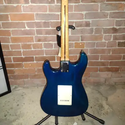 New York Pro Stratocaster Copy Trans Blue Lawsuit Headstock image 11