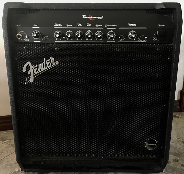 Fender Bassman 200 Combo Amp 2012 Black Reverb