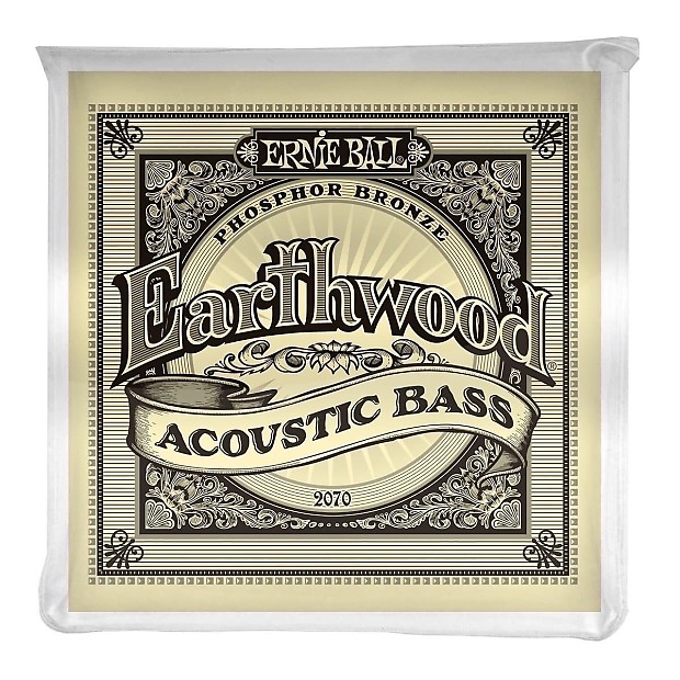 Ernie Ball 2070 Earthwood Acoustic Bass Strings, .045 - .095 image 1