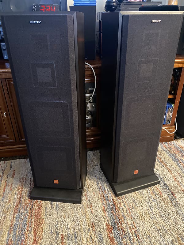 Sony speaker pair Apm X330 1980s Reverb