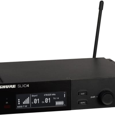 Shure SLXD14/153T-G58 Wireless System with SLXD1 Transmitter and MX153T Headworn Mic G58 Band image 6