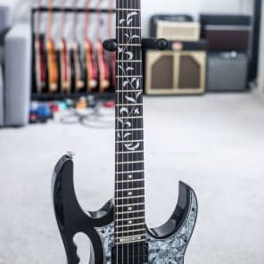Ibanez Steve Vai Signature JEM 555 BK in Black | Reverb