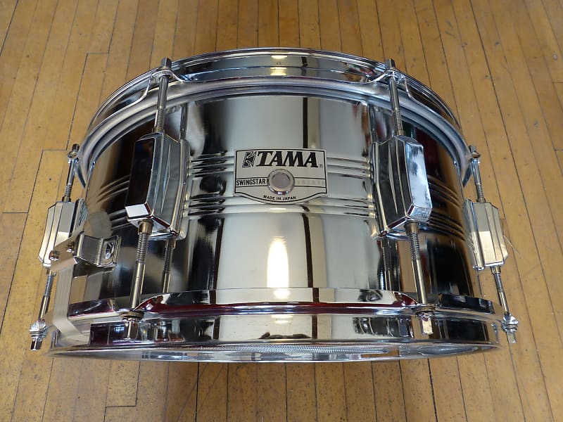 Tama 7006 Swingstar 6.5x14" 8-Lug Chrome Steel Snare Drum 1984 - 1988 image 6