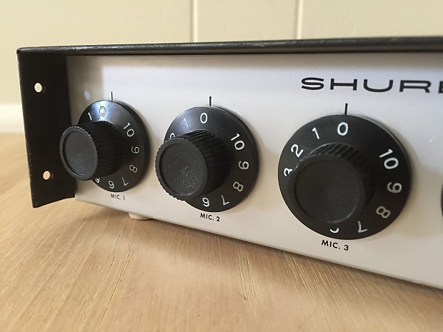 Vintage Shure M68FC 5 Channel Microphone Mixer *Preamp