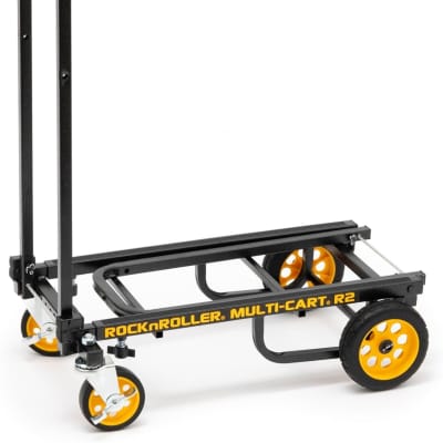 Rock-N-Roller R2RT (Micro) 8-in-1 Folding Multi-Cart/Hand Truck/Dolly/Platform Cart/26" to 39" Telescoping Frame/350 lbs. Load Capacity, Black image 3