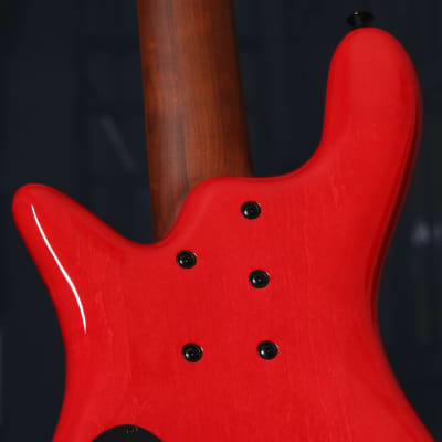 Spector Euro Bolt 5 Electric Bass Guitar in Inferno Red Burst image 8