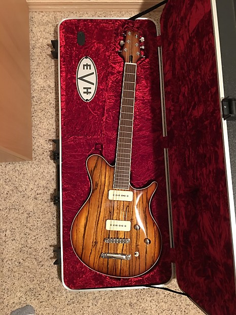 Warmoth Velocity Guitar, Chambered, Zebrawood top, thick