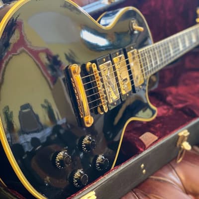 Gibson Custom Shop 3 Pickup '57 Les Paul Custom Black Beauty Reissue 2002 Ebony Gloss image 4