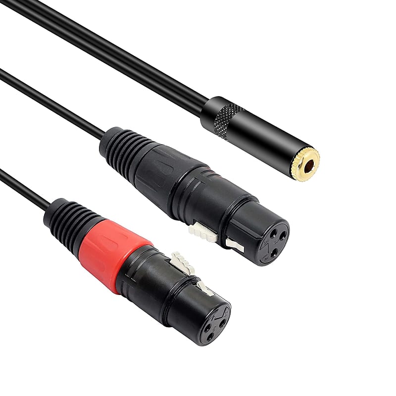 3.5mm to Mini XLR Cable, Balanced 1/8 inch Mini Jack TRS Stereo Male to  Mini XLR Male Microphone Cable