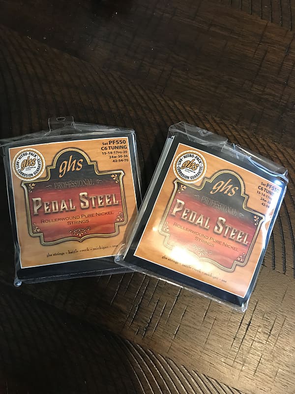 GHS Pedal Steel Strings PF550, C6 tuning Reverb