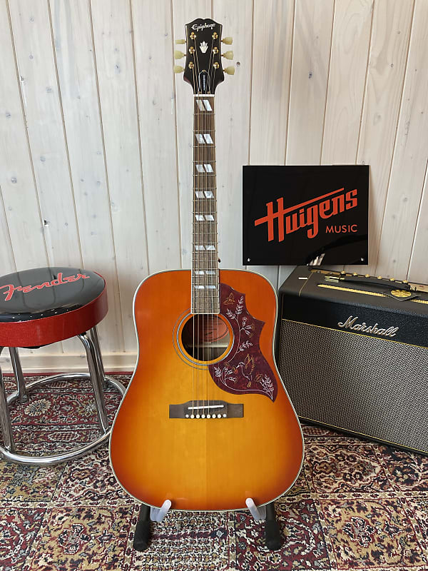 Epiphone Inspired by Gibson Humminbird 2023 - Aged Cherry Sunburst