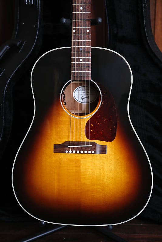 Gibson J-45 Standard Vintage Sunburst Acoustic-Electric Guitar image 1