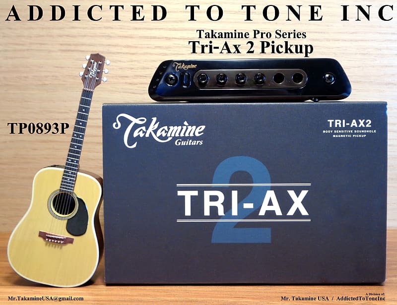 Takamine TRI-AX 2 Acoustic Guitar Pickup CTP1 CTP2 CTP3 Modified L R Baggs  M80