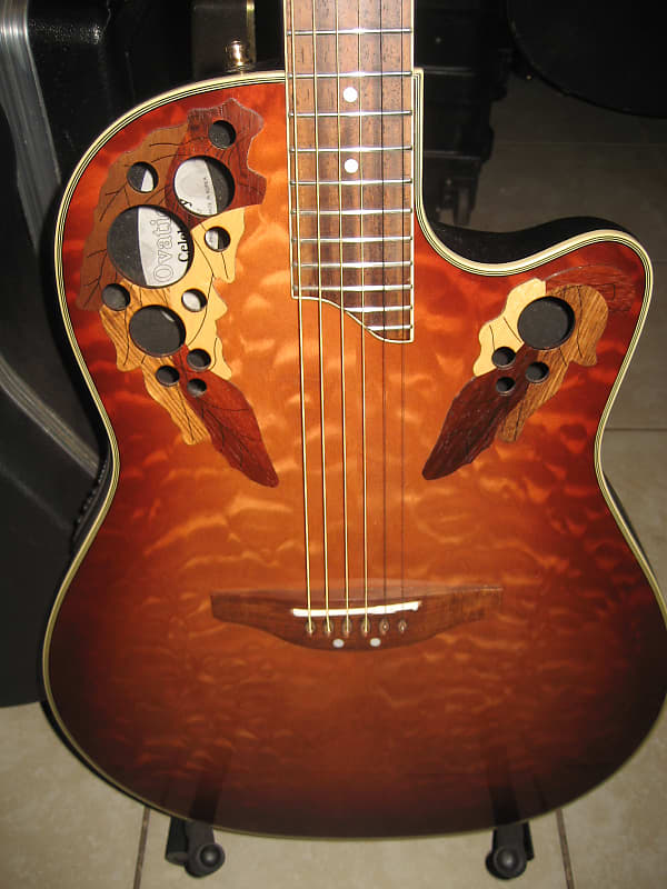 Ovation Celebrity CS 257~Quilted Autumn Burst~Amazing Top~Upgrades