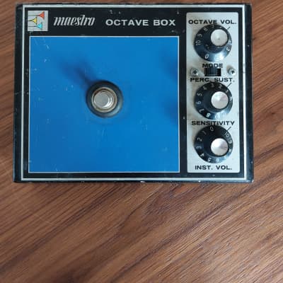 Maestro Octave Box 1970s - Blue / Black for sale
