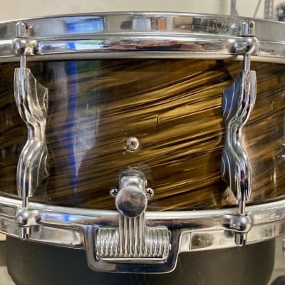 PREMIER 'ROYAL ACE' SNARE, 14" X 5.5", LATE ‘60S – EARLY ‘70S, MAHOGANY DUROPLAST image 3