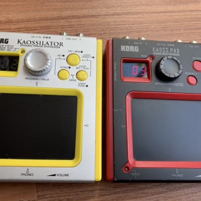 Korg Kaossilator + Kaoss Pad mini KP in great condition | Reverb