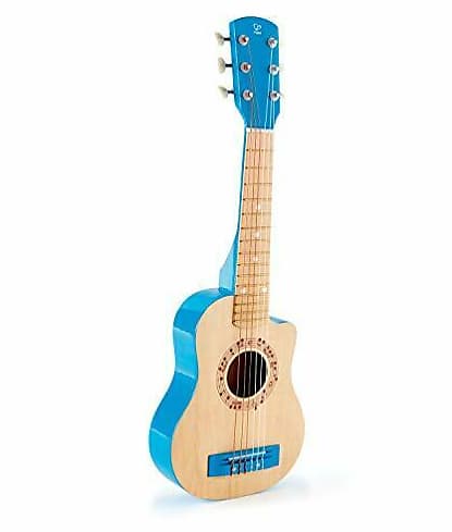 Hape Kid's Flame First Musical Guitar Blue For Children Kid New Model 2022, Fair Price image 1