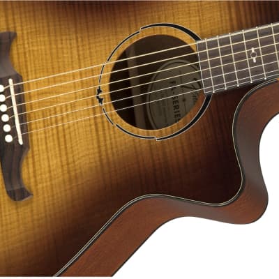 Fender FA-345CE Auditorium Acoustic-Electric Guitar in 3-Tone Tea Burst image 15
