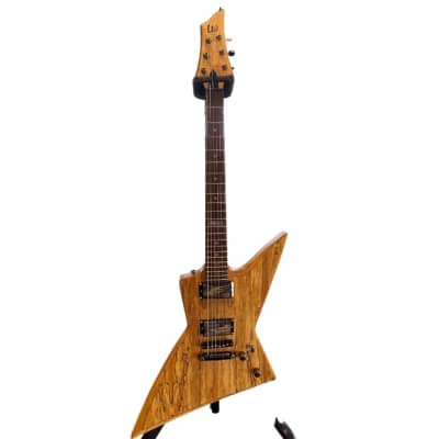 【海外輸入】 Electric Maple Spalted FX-260 LTD ESP Guitar Natural Satin ベース