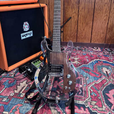 Ampeg Dan Armstrong REPLICA clear lucite guitar image 2