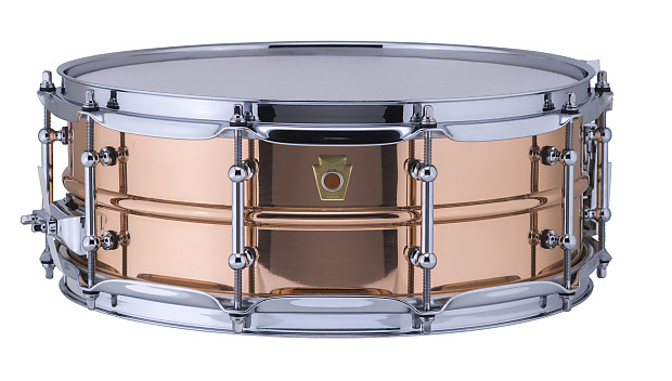 Ludwig LC660T Copper Phonic 5x14" Snare Drum with Tube Lugs image 1