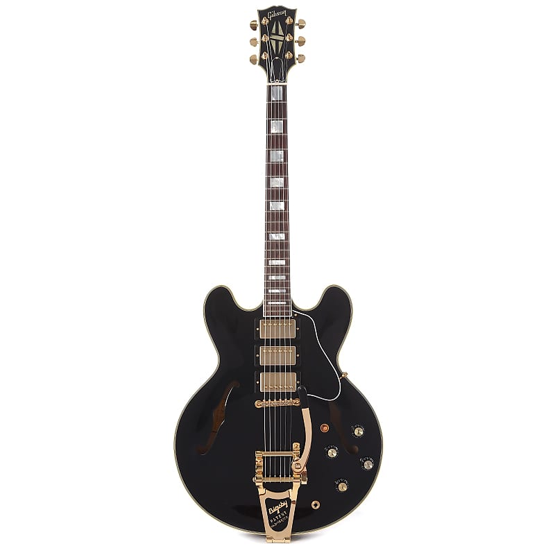 Gibson Memphis ES-355 Black Beauty with Bigsby 2019 image 1